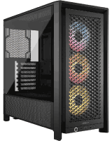 BTO�p�\�R�� �P�[�X Corsair FRAME 4000D RS ARGB �u���b�N