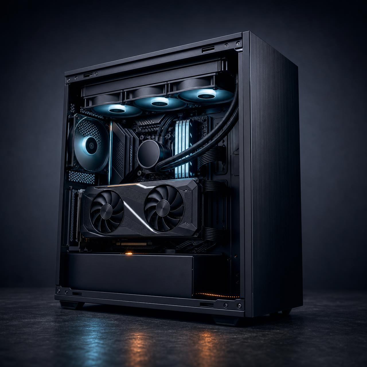 フルスペック・コンパクト型 — 360mm水冷対応の高性能小型ゲーミングPC