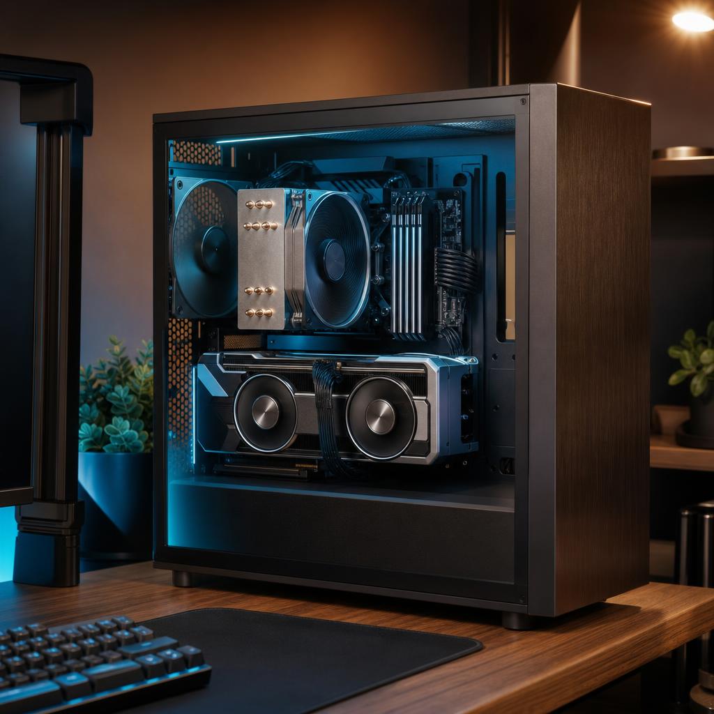 内部が見えるガラスパネル採用のゲーミングPC