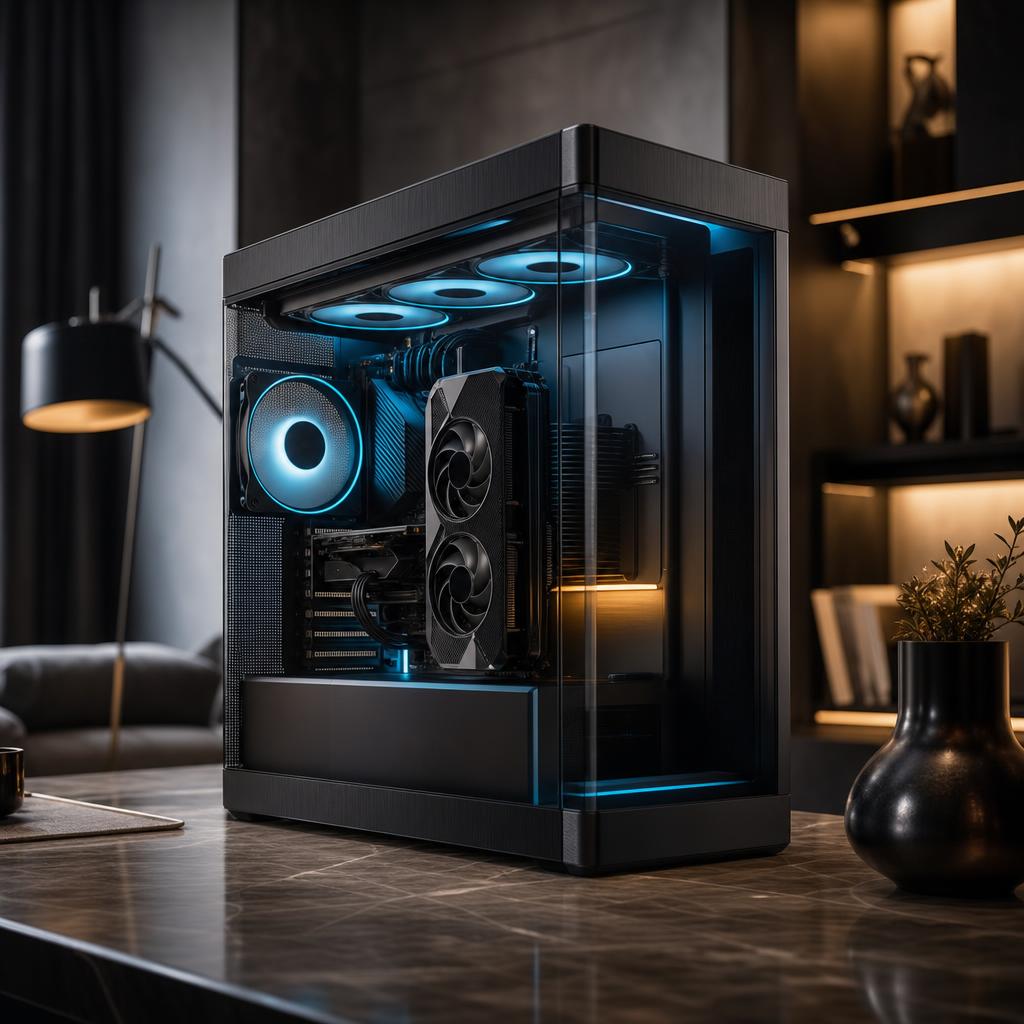ピラーレス強化ガラスを採用したゲーミングPC