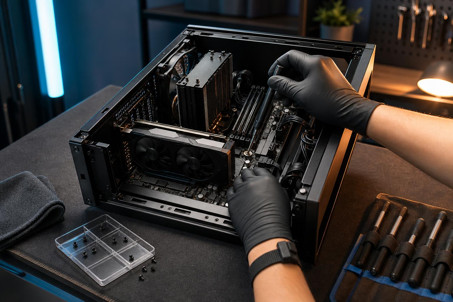熟練スタッフが一台ずつ確認しながら組み上げるZEFTゲーミングPC