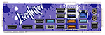 BTOパソコン マザーボード ASRock Z790 LiveMixer バックパネル