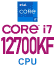 CPU Core i7-12700KF