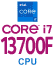 CPU Core i7-13700F 【無印F付】
