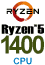 CPU Ryzen 5 1400