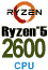 CPU AMD Ryzen 5 2600