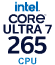 CPU Core Ultra7-265F yFtz