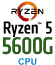 CPU Ryzen 5 5600G 【G付】