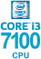 CPU Core i3-7100