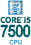 CPU インテル Core i5-7500