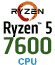 CPU Ryzen 5 7600 無印