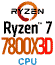 CPU Ryzen 7 7800X3D 【X3D】