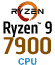 CPU Ryzen 9 7900 