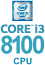CPU インテル Core i3-8100