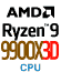 CPU Ryzen 9 9900X3D y9X3Dz