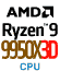 CPU Ryzen 9 9950X3D y9X3Dz