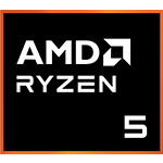 AMD Ryzen 5 ロゴ